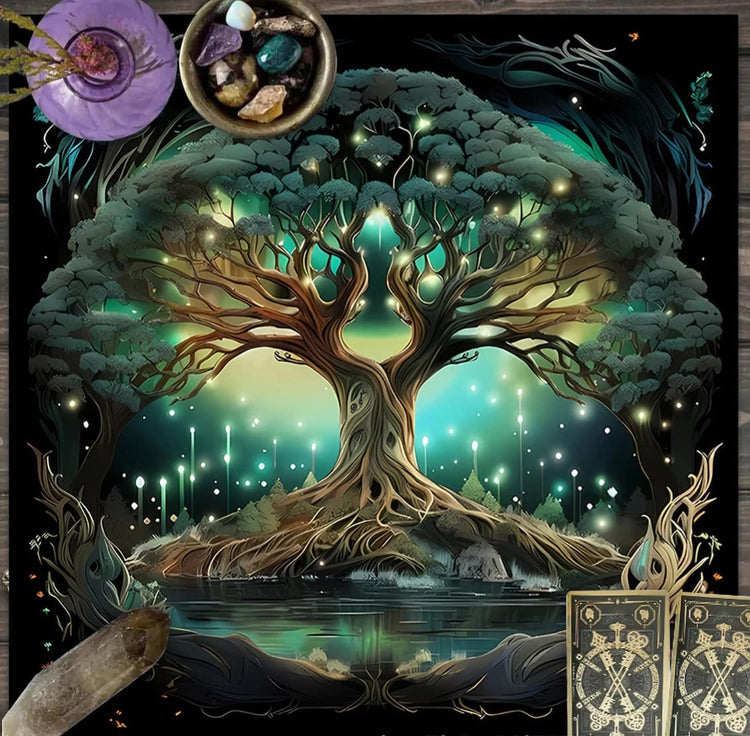 Tree of Life Altar Cloth available at Wild Raven’s Nest in Terrell, TX