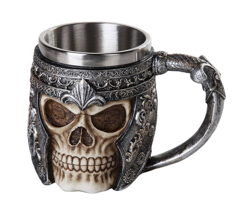 Warrior Skull Mug