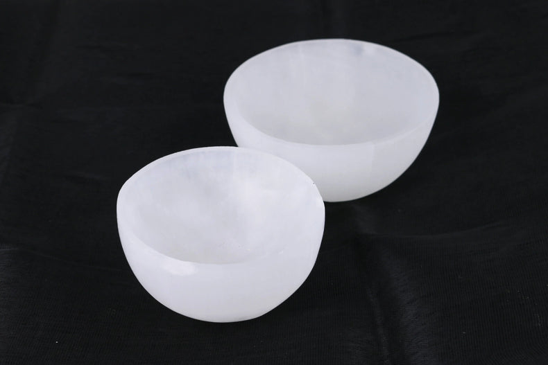 Deep Selenite Smudge Bowl (3 in.)