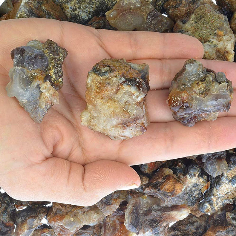 Fire Agate- Mexico - Raw Natural Stones