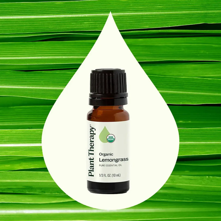 Organic Lemongrass Essential Oil 10 mL