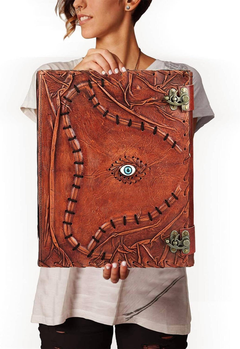 Hocus Pocus Book of Spells Leather Journal