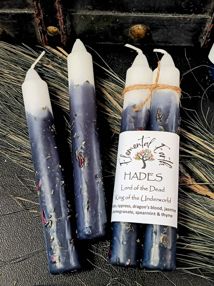 Hades Herbal Intention 6-inch Candles