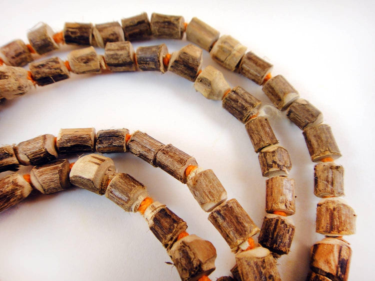 Knotted Tulsi Wood Mala
