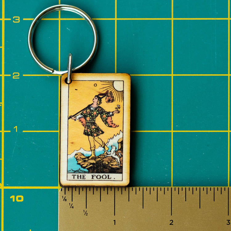 Tarot - 0 - The Fool Keychain