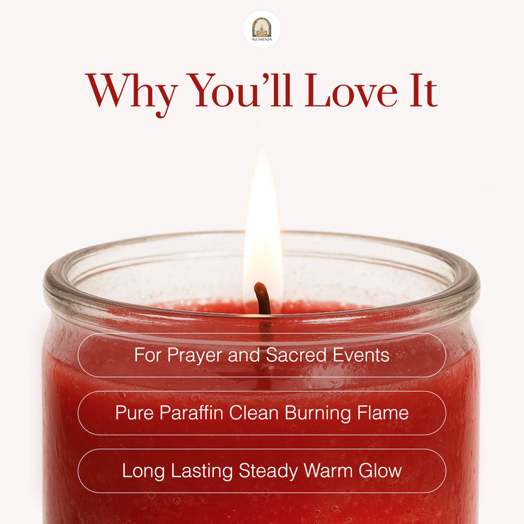 7 Day Candle | Red | Passion, Strength, Vital Energy