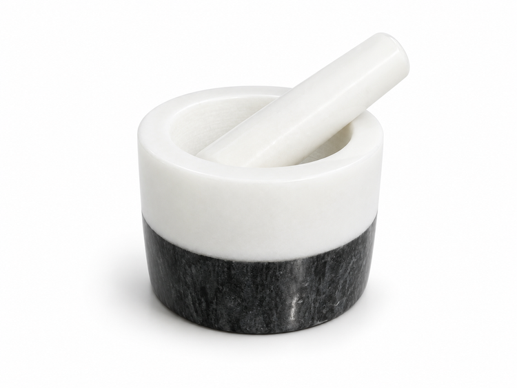 Marble Mortar Pestle 5"