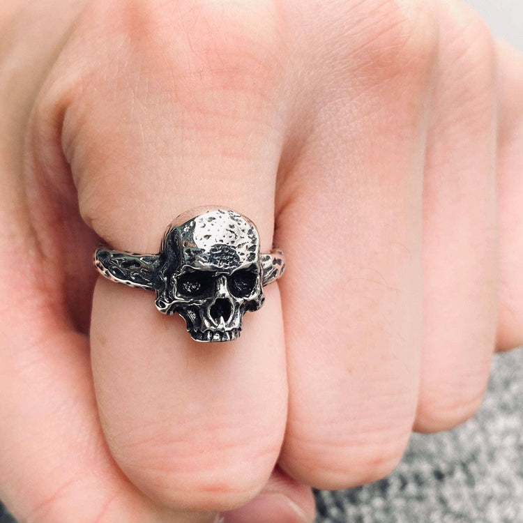 Vintage Skull Stainless Steel Ring