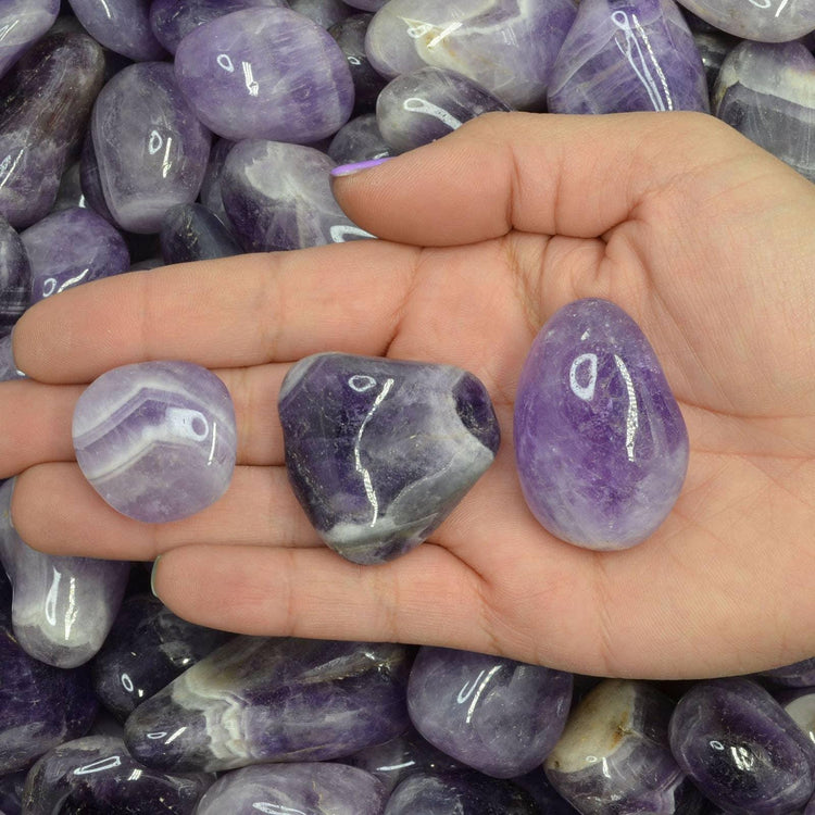 Amethyst Tumbled Medium | Calming + Spiritual Clarity