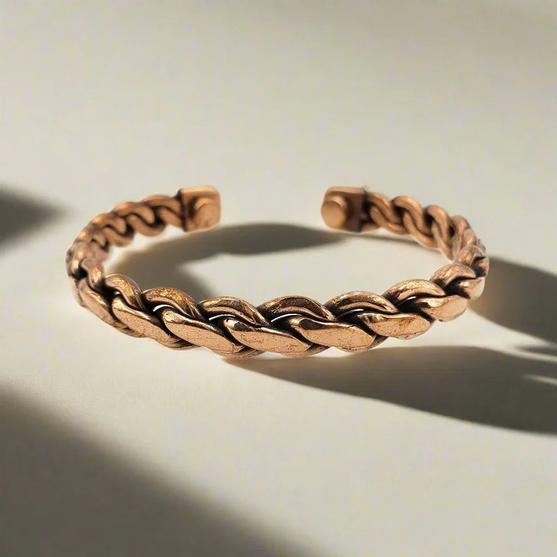 Pure Copper Magnetic Bracelet Arthritis Pain Therapy