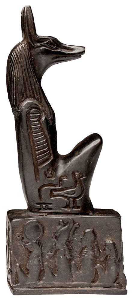 Anubis Kneeling Black - 5"