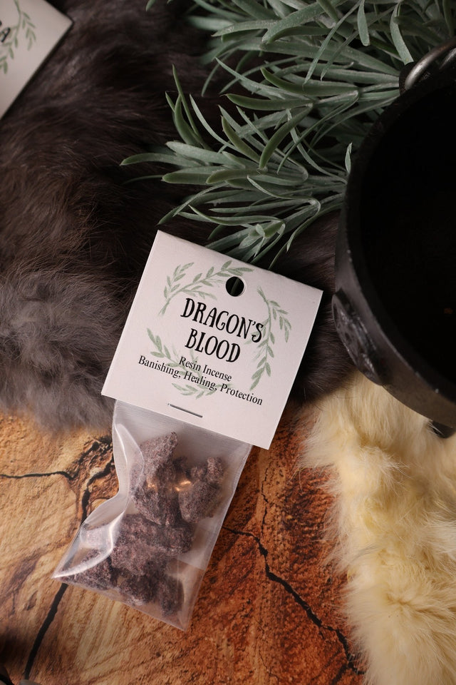 Dragon's Blood resin incense, sample pack