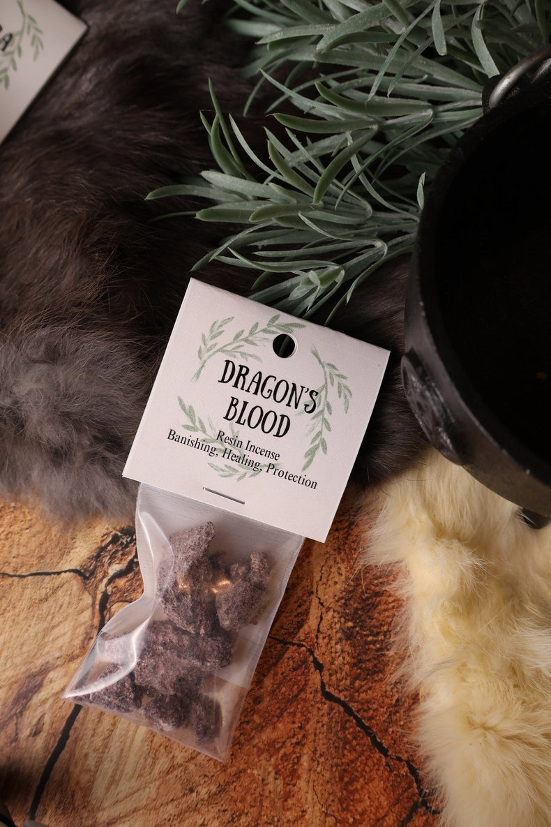 Dragon's Blood resin incense, sample pack