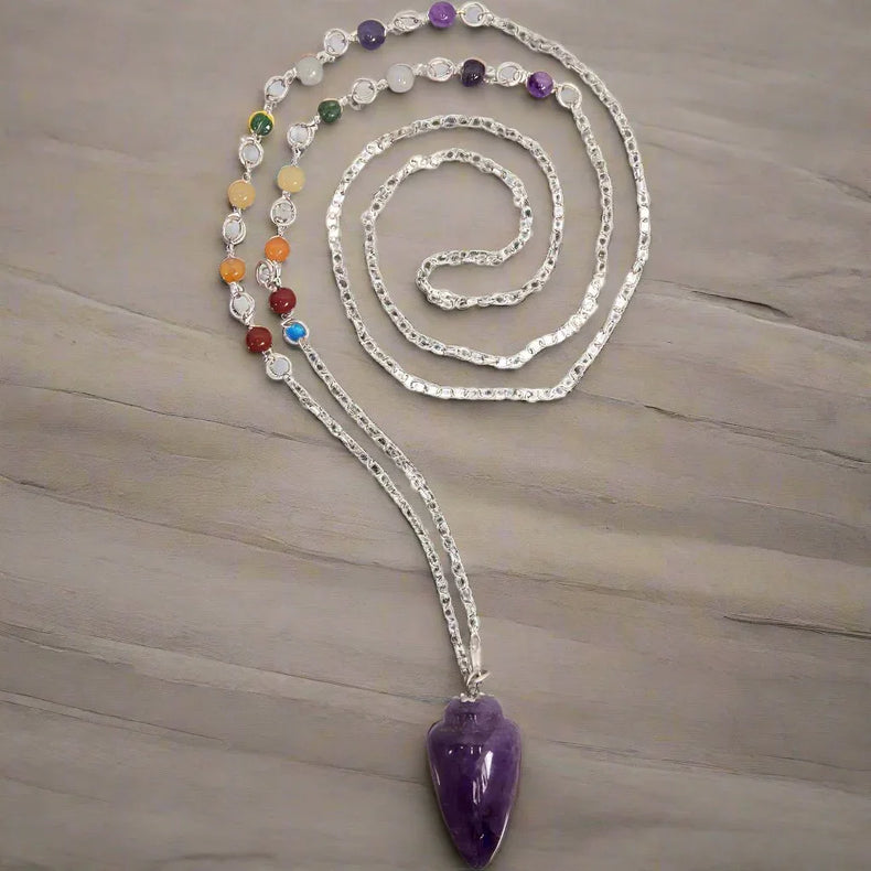Pendulum Necklace Amethyst