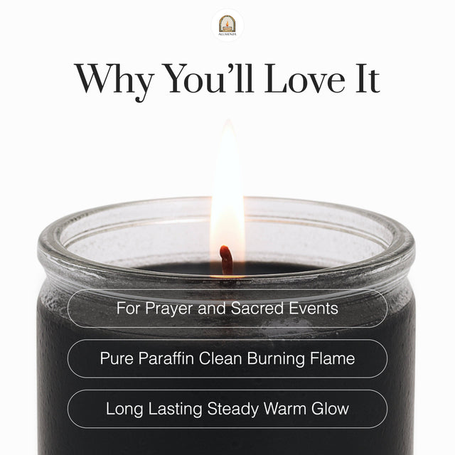 7 Day Candle | Black | Protection, Banishing, Boundary Work