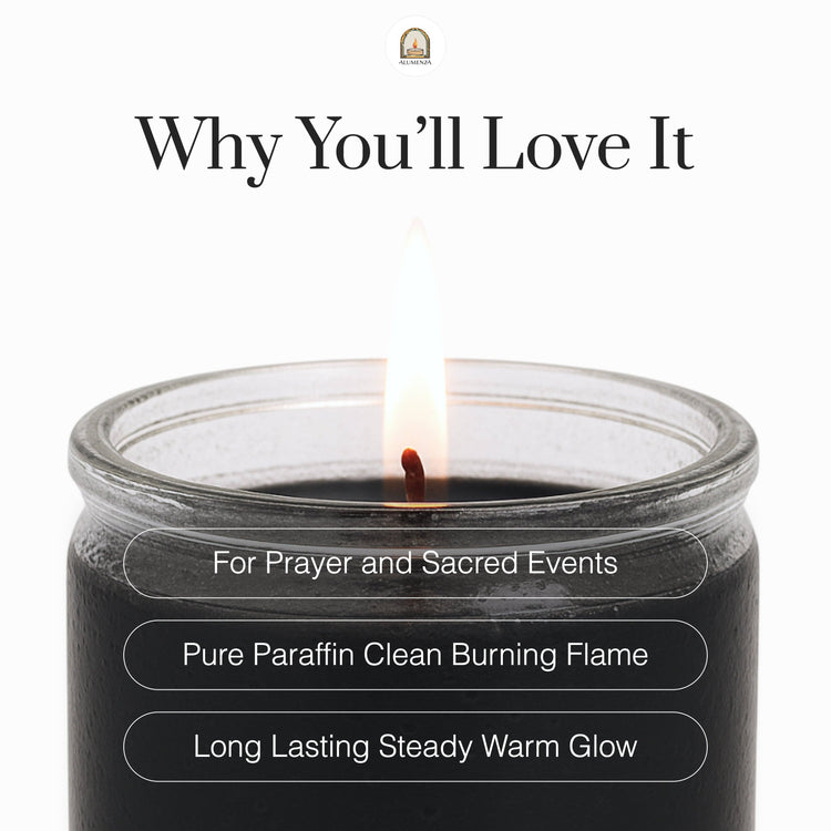 7 Day Candle | Black | Protection, Banishing, Boundary Work