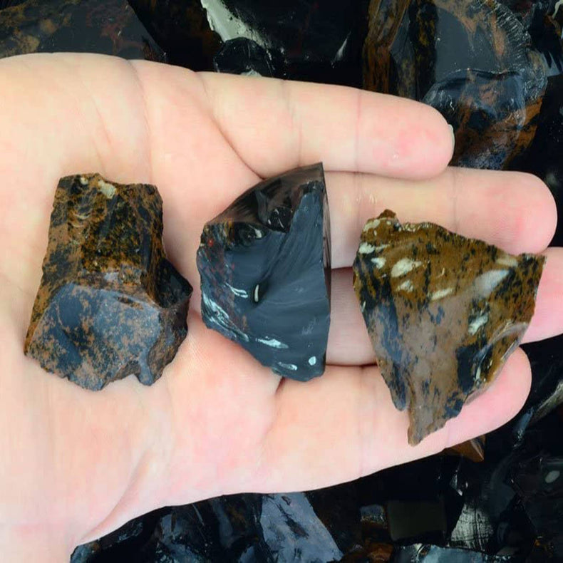 Mahogany Obsidian Raw Natural Stones
