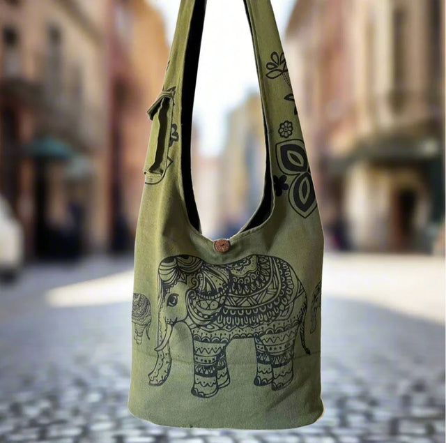 Green Crossbody Bag - Wild Raven