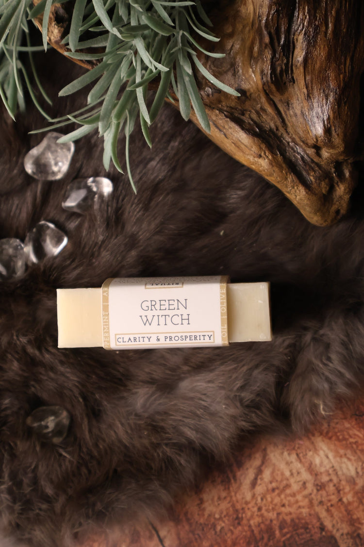 Green Witch Artisan Soap Bar | Clarity & Prosperity