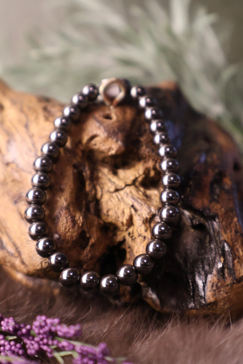 Hematite Bracelet 6MM | Focus, Strength & Energy Flow