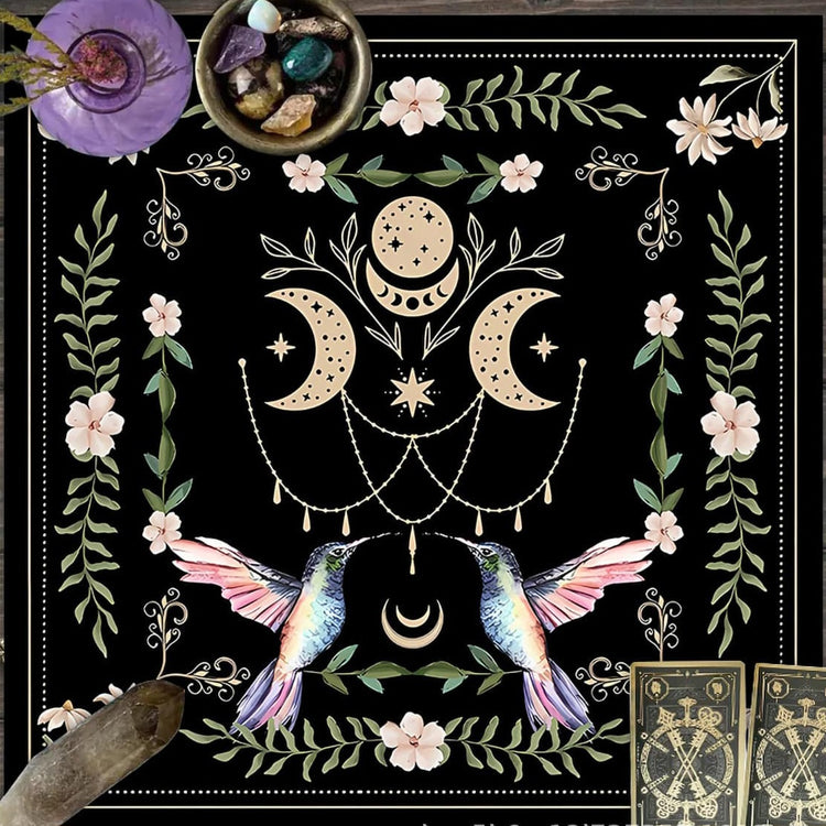 hummingbird altar cloths  available at Wild Raven’s Nest in Terrell, TX