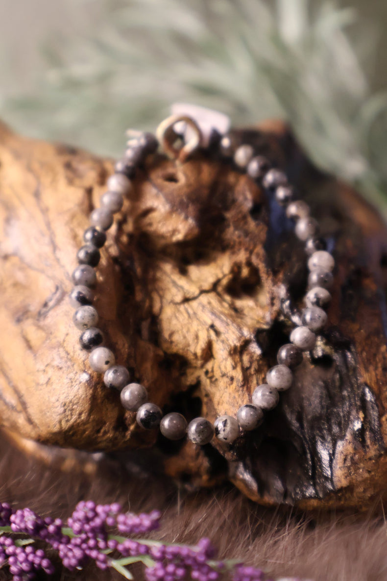 Larvikite Bracelet 4MM | Grounded Sight