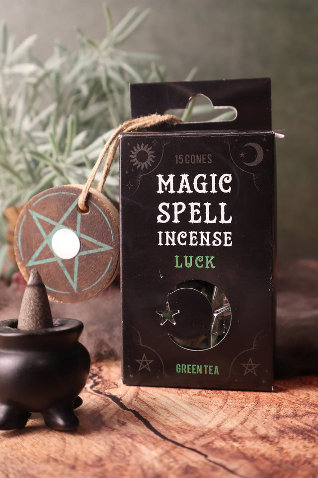 Magic Spell "Luck" Green Tea Incense Cones
