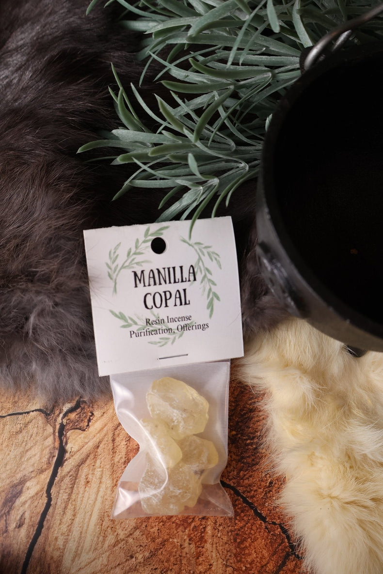 Manilla Copal resin incense, sample pack