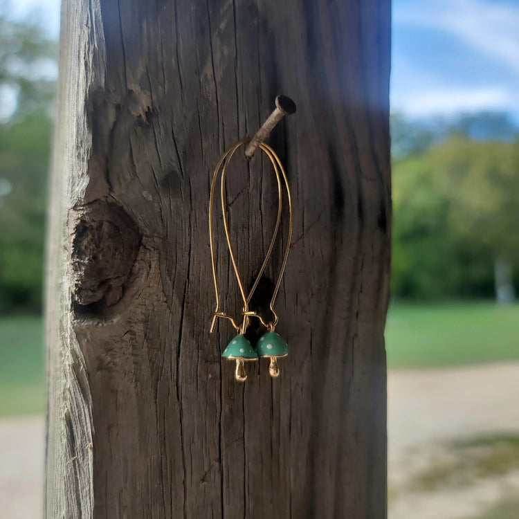 Mini mushroom earrings - Wild Raven