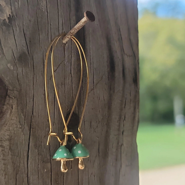 Mini mushroom earrings - Wild Raven