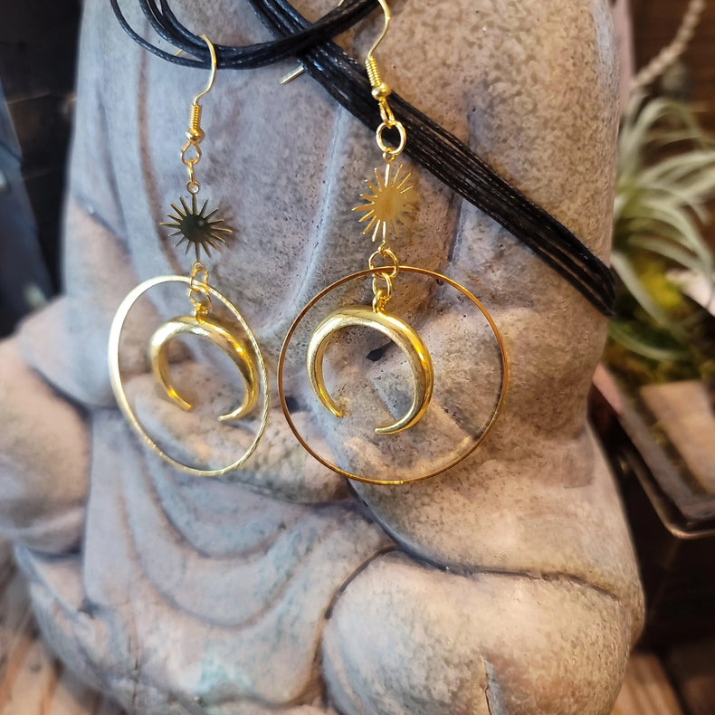 Moon Earrings - Wild Raven