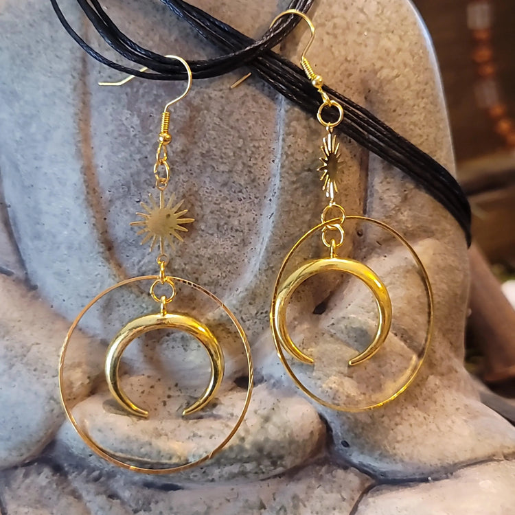 Moon Earrings - Wild Raven