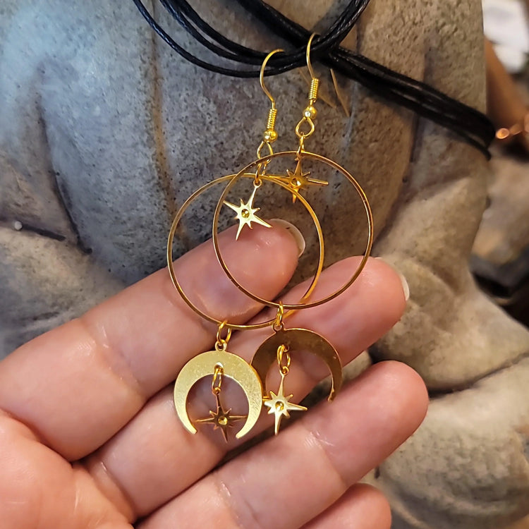 Moon Earrings - Wild Raven