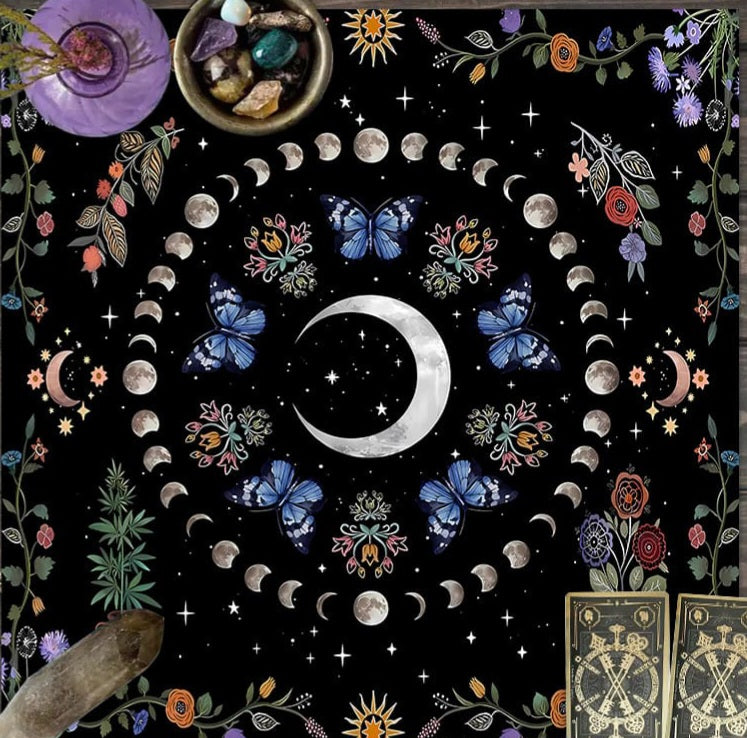 moon altar cloth  available at Wild Raven’s Nest in Terrell, TX