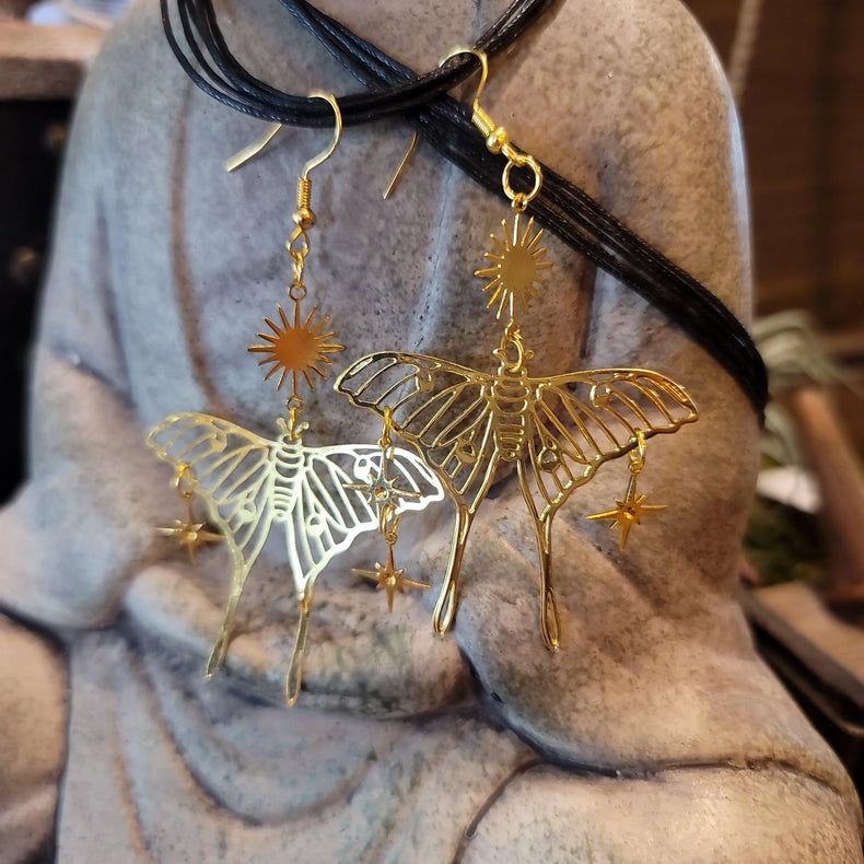 Moth Earrings - Wild Raven