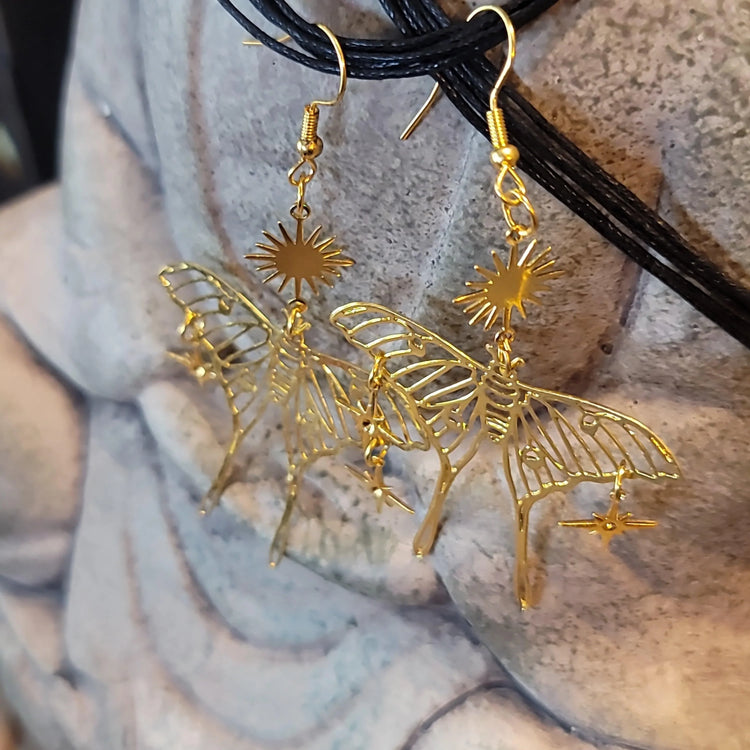 Moth Earrings - Wild Raven