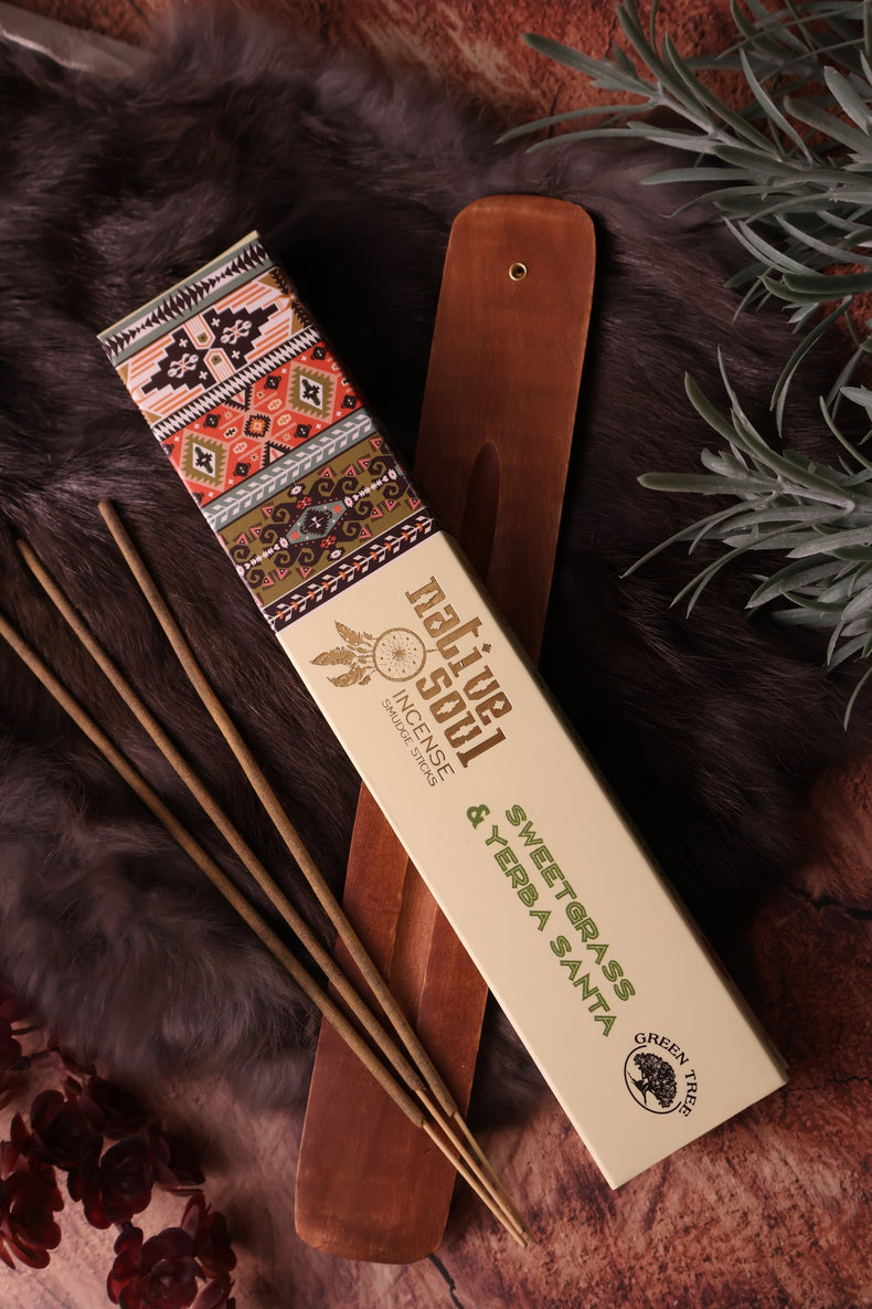 Native Soul Incense | Sweet Grass & Yerba Santa