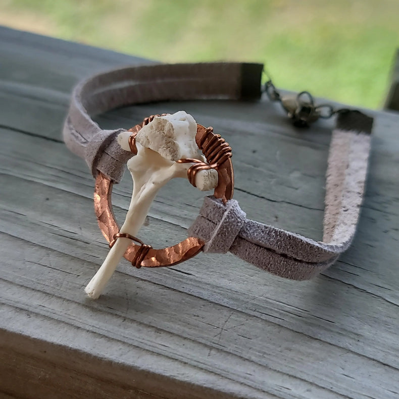 Opossum Bone Bracelet - Wild Raven