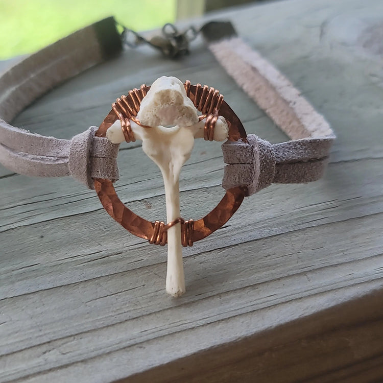 Opossum Bone Bracelet - Wild Raven