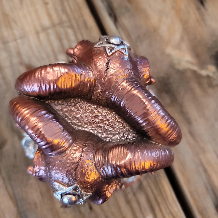 Ram Horn Sphere Base - resin pink - Wild Raven