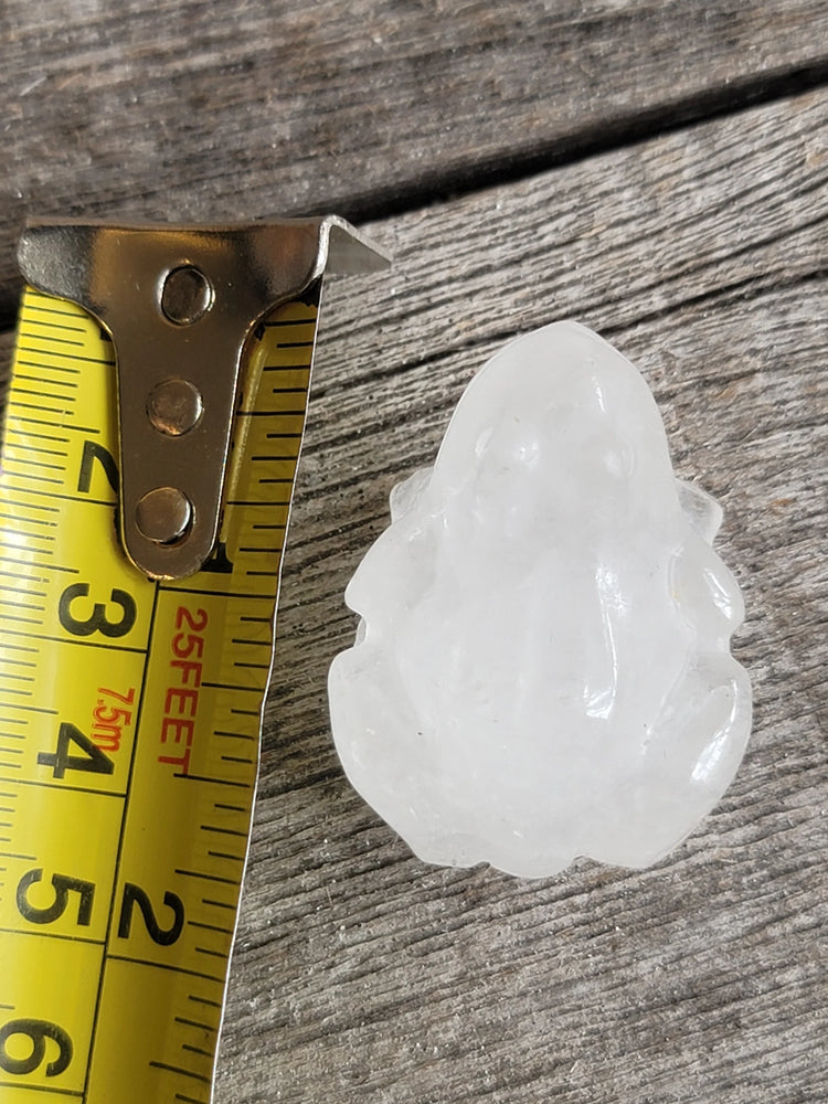 Clear Quartz Frog