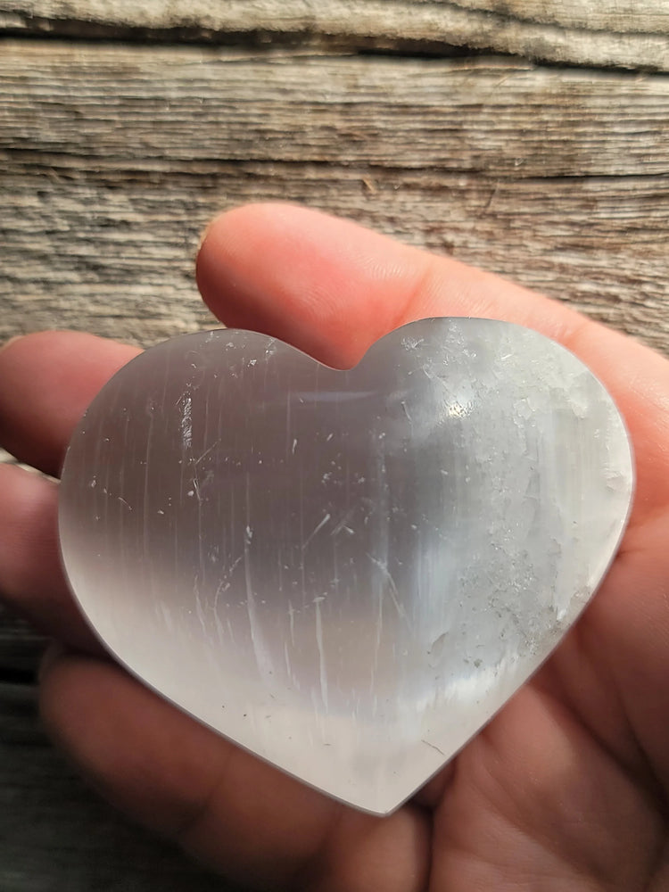 Selenite Heart