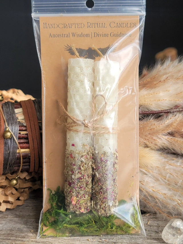 Handcrafted Ritual Candles - Ancestral Wisdom | Divine Guidance