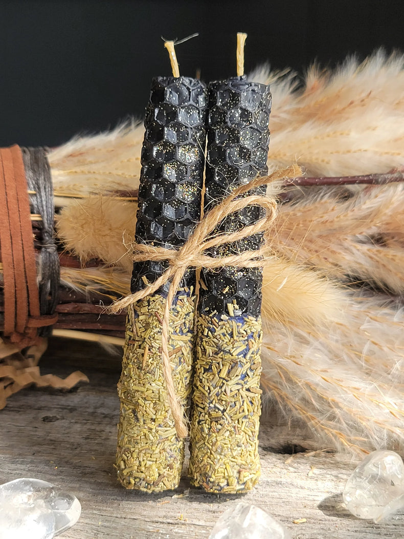 Handcrafted Ritual Candles - Shadow Work | Release | Deep Reflection