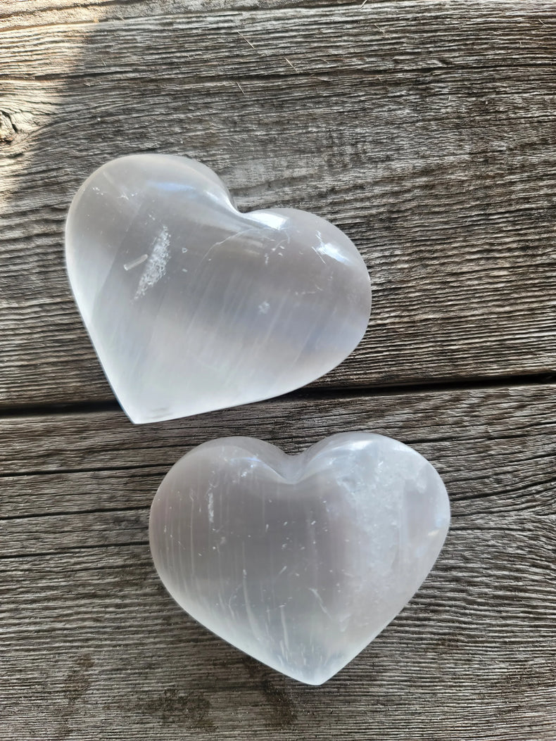 Selenite Heart