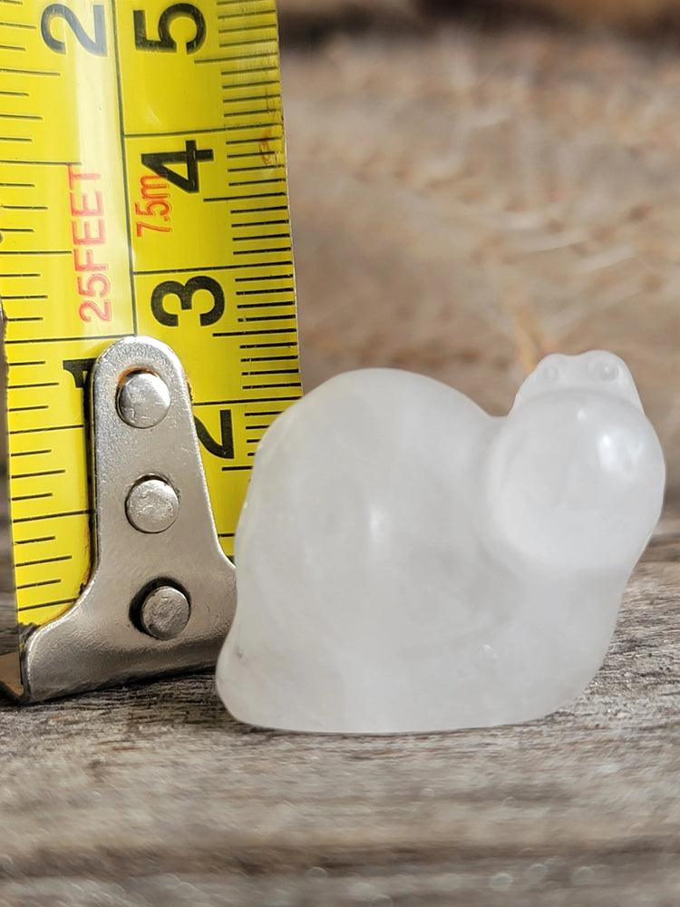 Clear Quartz Snail
