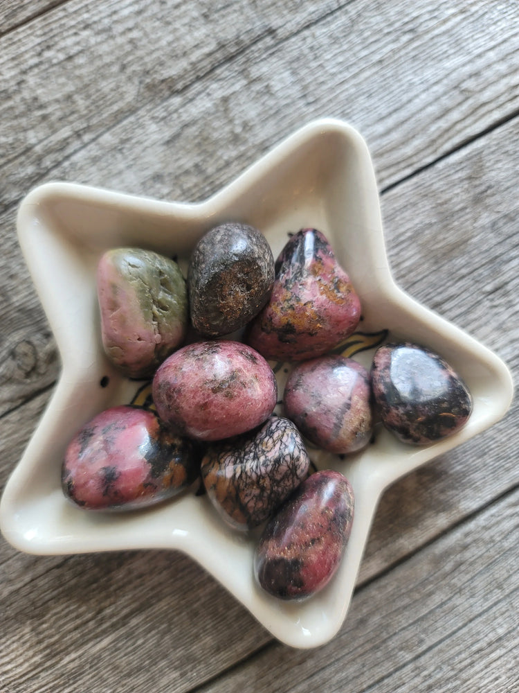 Rhodonite Tumbled | Compassion + Heart Healing