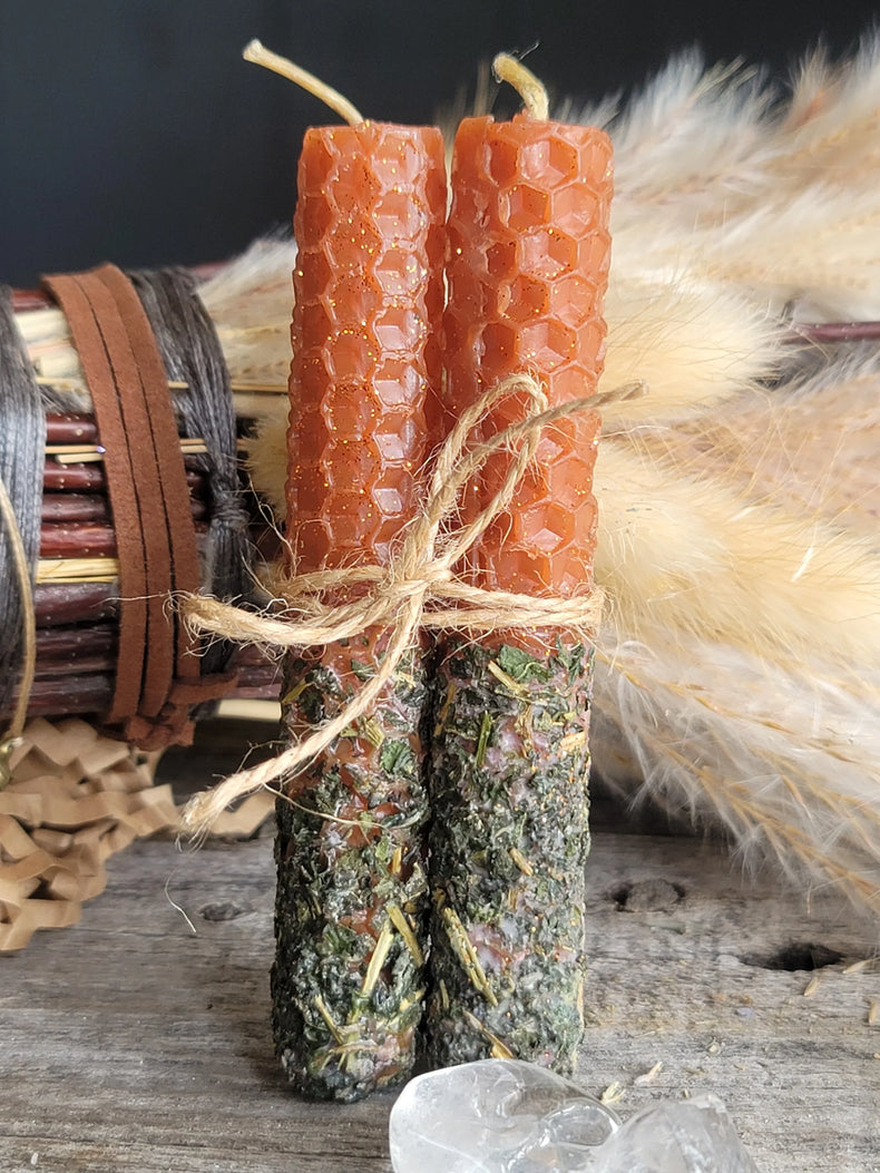 Handcrafted Ritual Candles -Grounding | Earth Energy | Stability
