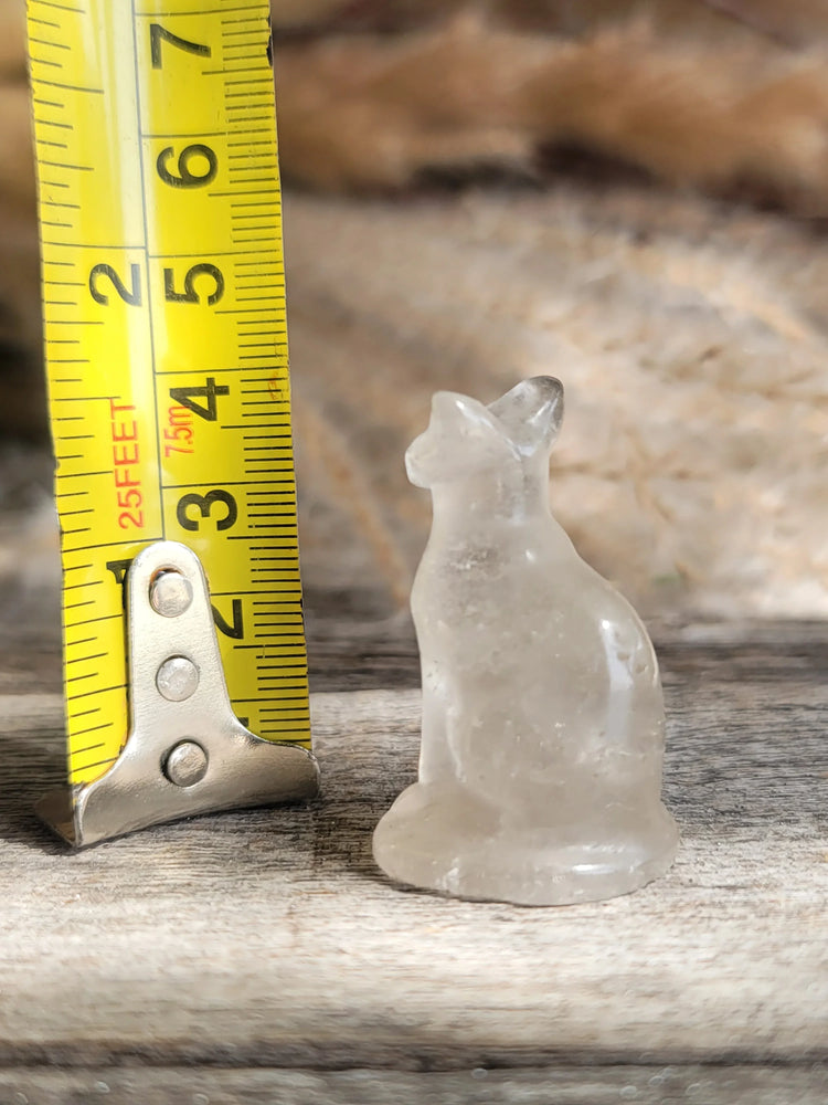 Clear Quartz Cat