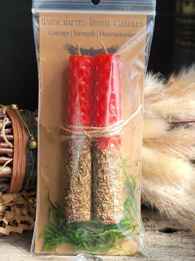 Handcrafted Ritual Candles - Courage | Strength | Determination